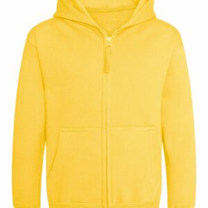 Kids zoodie - Sun Yellow, 3/4 Yrs