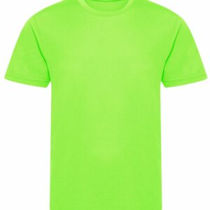 Kids recycled cool T - Electric Green, 3/4 Yrs