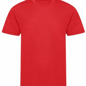 Kids recycled cool T - Fire Red, 3/4 Yrs