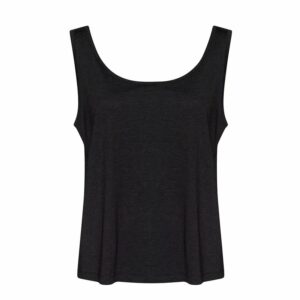 Women’s tank top - Heather Black, XS