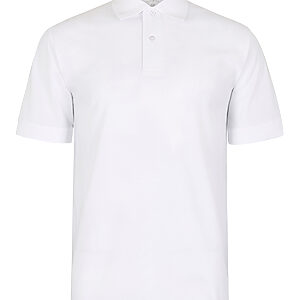 Regular fit recycled Superwash® 60°C polo - White, S
