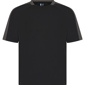 Kids team t-shirt - Black/Gunmetal, 3/4 Yrs
