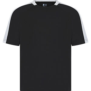 Kids team t-shirt - Black White, 3/4 Yrs