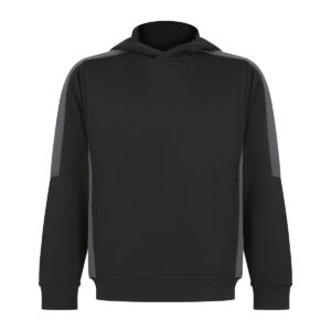 Kids' team hoodie - Black/Gunmetal Grey, 3/4 Yrs