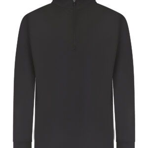 ¼-Tracksuit top - Black, XXS