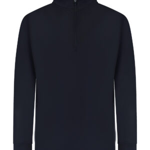 ¼-Tracksuit top - Navy, XXS