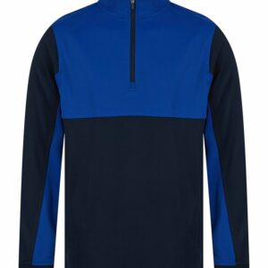 ¼-Tracksuit top - Navy/Royal, XXS