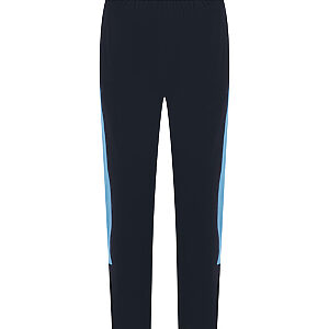Knitted tracksuit pants - Navy/Sky, XXS