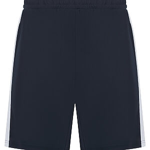Kids knitted shorts with zip pockets - Navy/White, 3/4 Yrs