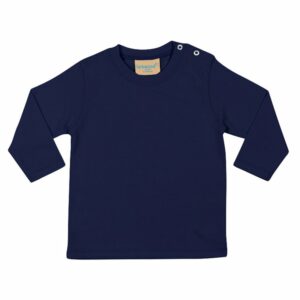 Long-sleeved t-shirt - Navy, 0/6 Months