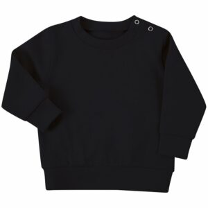 Sustainable sweatshirt - Black, 0/6 Months