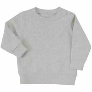Sustainable sweatshirt - Heather Grey, 0/6 Months