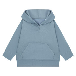 Kids sustainable hoodie - Stone Blue, 0/6 Months