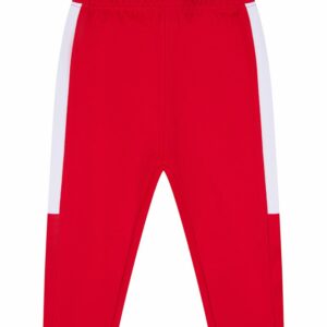 Track bottoms - Red/White, 0/6 Months