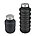 FOLDABLE SILICONE 550ml BOTTLE - BLACK, 100-249
