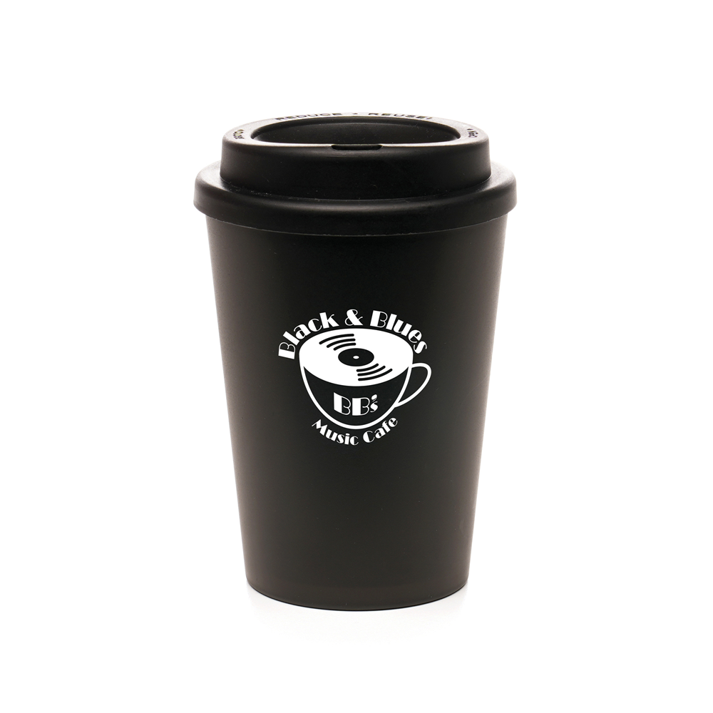 HADDON BLACK 350ml TAKE OUT MUG