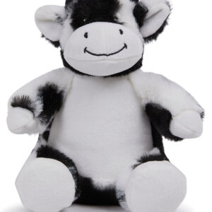 Printme mini teddy - Black/White Cow, M