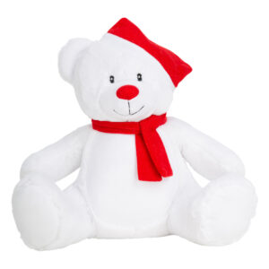 Zippie Christmas bear - White, One size