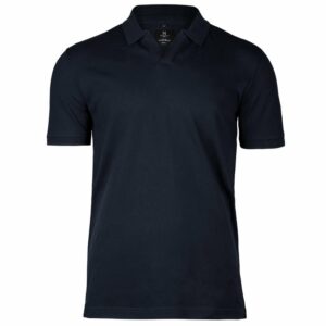 Harvard v-neck – stretch deluxe polo - Dark Navy, S