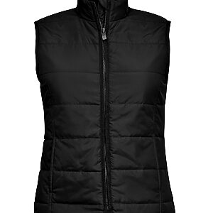 Women’s Hudson – horizontal quilted gilet - Black, XS