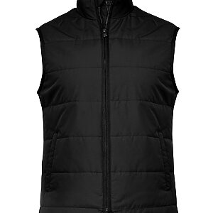 Hudson – horizontal quilted gilet - Black, S