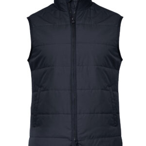 Hudson – horizontal quilted gilet - Dark Navy, S