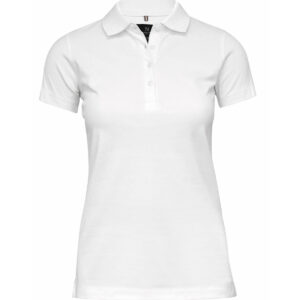 Women’s Harvard classic – stretch deluxe polo - White, XS