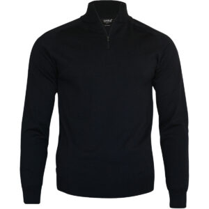 Brighton 1/4-zip - Black, S