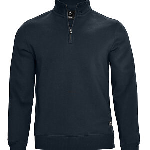 Glendale unisex 1/4-zip sweatshirt - Navy, XS