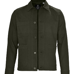 Sonoma twill unisex overshirt - Olive, XS