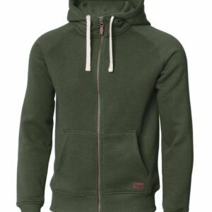 Williamsburg – fashionable hooded sweatshirt - Olive, S