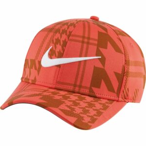 Nike Arobill CLC99 cap - Track Red/Dark Driftwood/White, One size