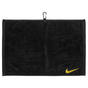 Nike performance golf towel - Black/Metallic Gold, One size