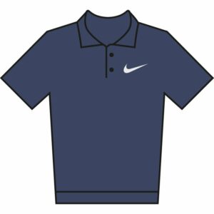 Nike Dri-FIT victory solid polo - Obsidian/White, S