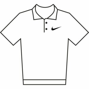 Nike Dri-FIT victory solid polo - White/Black, S