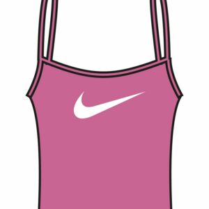 Women’s Nike One Dri-FIT Elastika standard fit tank - Cosmic Fuchsia/White, XS