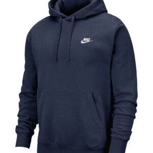 Nike Club hoodie - Midnight Navy/Midnight Navy/White, S