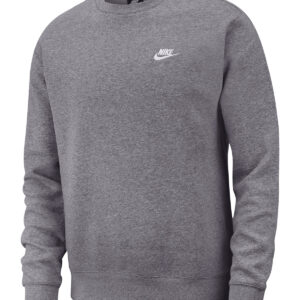 Nike Club crew - Charcoal Heather/White, XL
