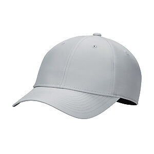 Nike Dri-FIT Club cap CB custom - Light Smoke Grey/White, S/M