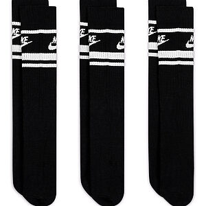 Nike Dri-FIT Sportswear everyday essential socks (3 pairs) - Black White, S