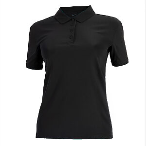 Women’s Nike Dri-FIT Victory short sleeve polo - Black White, XS