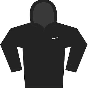 Nike Dri-FIT Victory Therma Flex hoodie - Black/Black/White, S