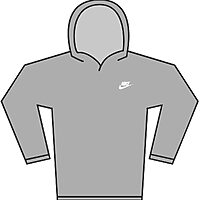 Dark Grey Heather/Light Smoke Grey/White