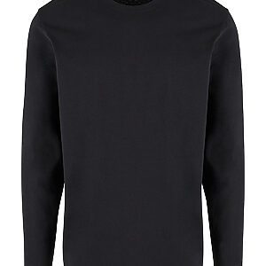 Regular fit long sleeve shirt - Black, XS