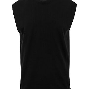 Sleeveless tee - Black, XS