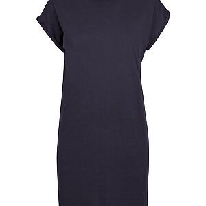 Women’s extended shoulder dress - Navy, XS