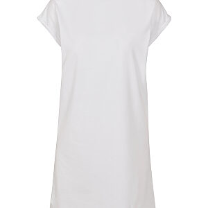 Women’s extended shoulder dress - White, XS