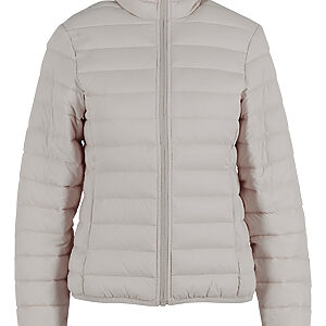 Women’s light puffer jacket - Light Asphalt, XS