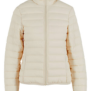 Women’s light puffer jacket - Sand, XS