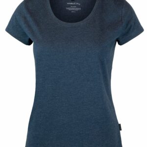 Women’s Orlando – soft round neck t-shirt - Navy Melange, XS